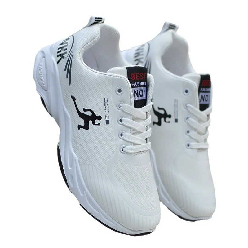 Men's Waterproof Soft Bottom Running Daddy Casual Shoes
