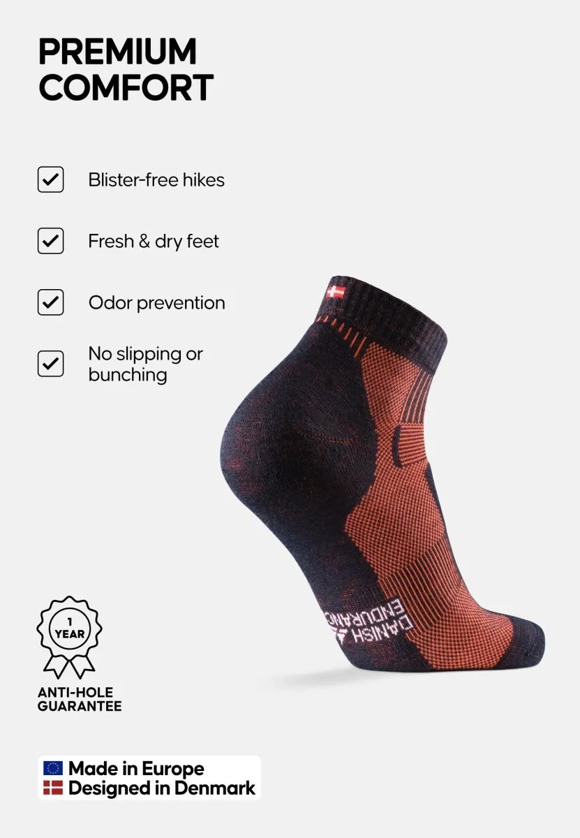 MERINO WOOL HIKING SOCKS LOW CUT