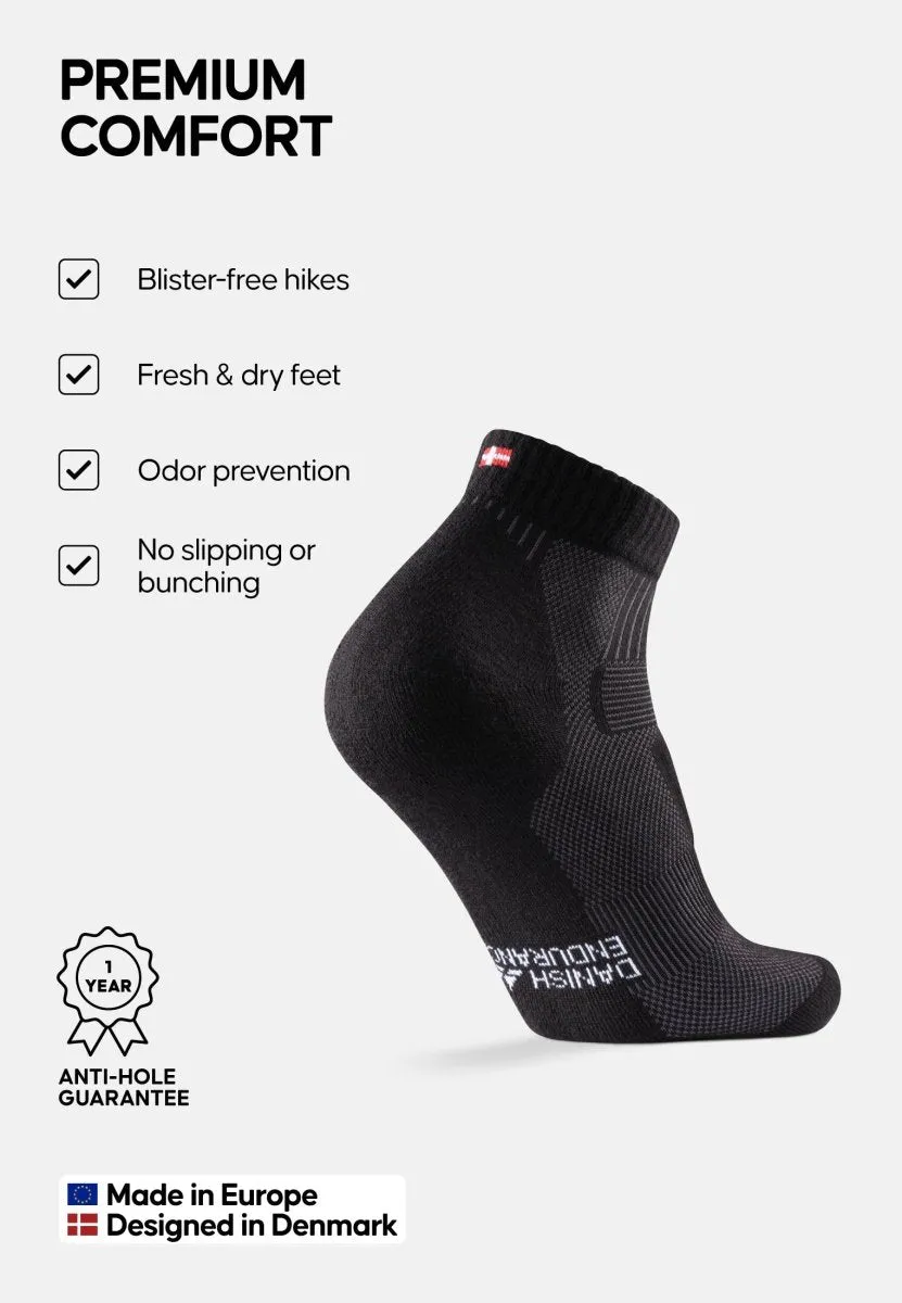 MERINO WOOL HIKING SOCKS LOW CUT
