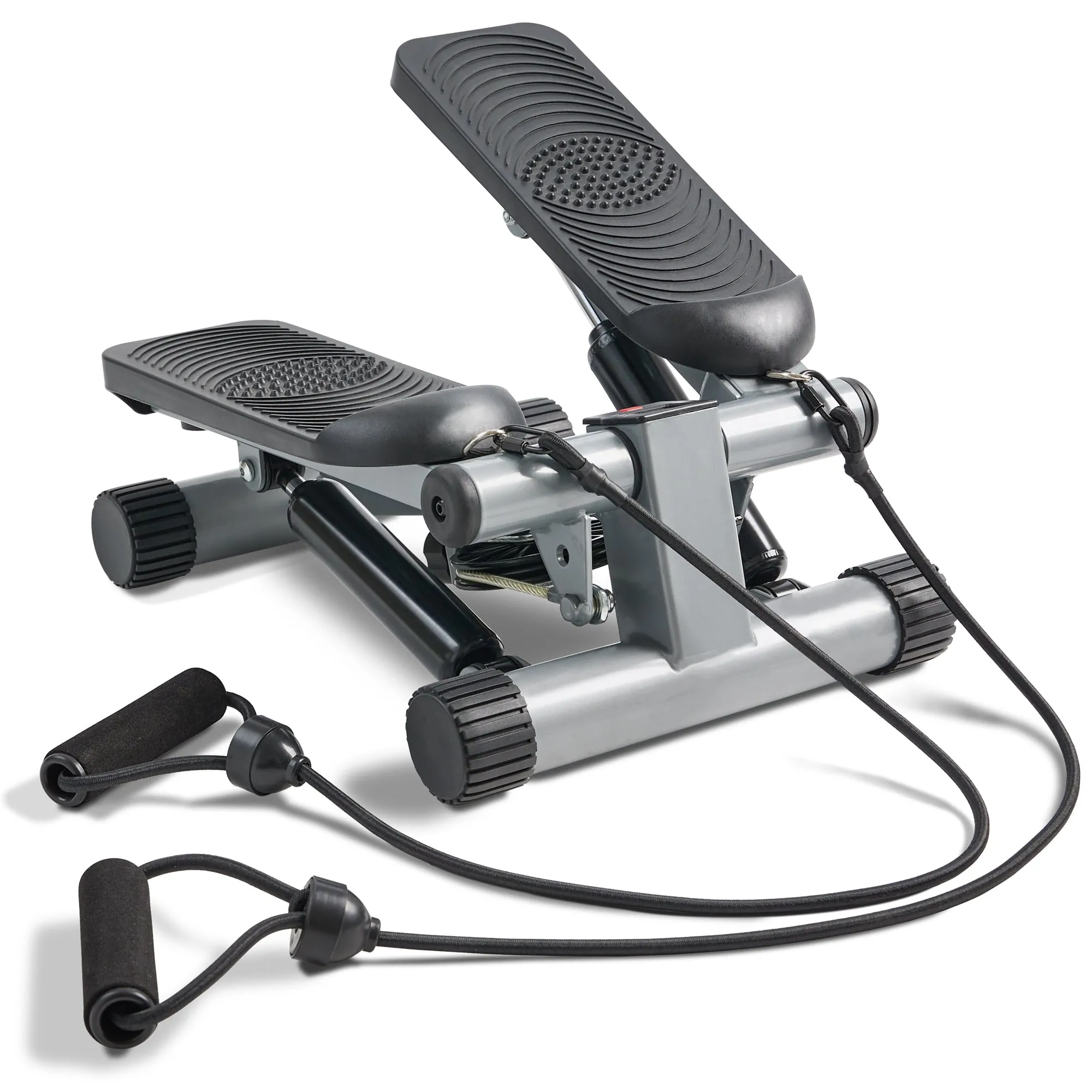 Mini Stepper Step Machine w/ Resistance Bands & LCD Monitor