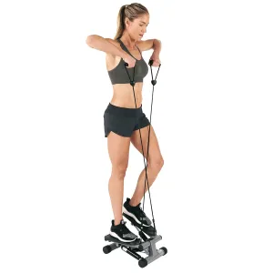 Mini Stepper Step Machine w/ Resistance Bands & LCD Monitor