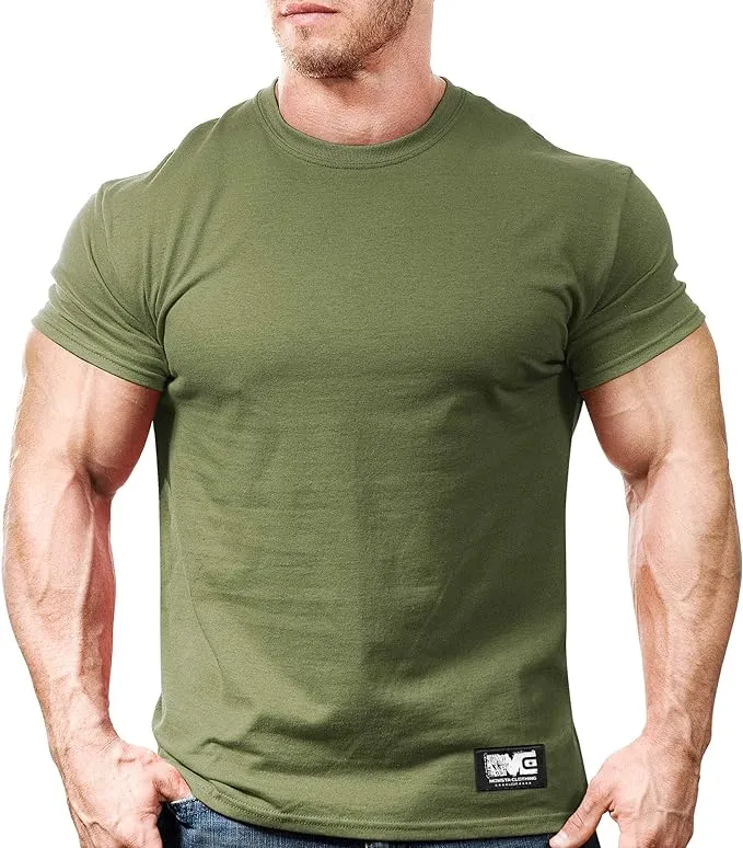 Monsta Clothing Co. Gym T-Shirt Men's Bodybuilding Workout (Monsta-000)