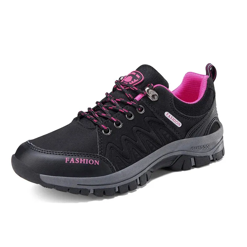 Mountaineering Shoes Fashion Women's Hiking Shoes Outdoor Sports Anti Slip Walking Shoes