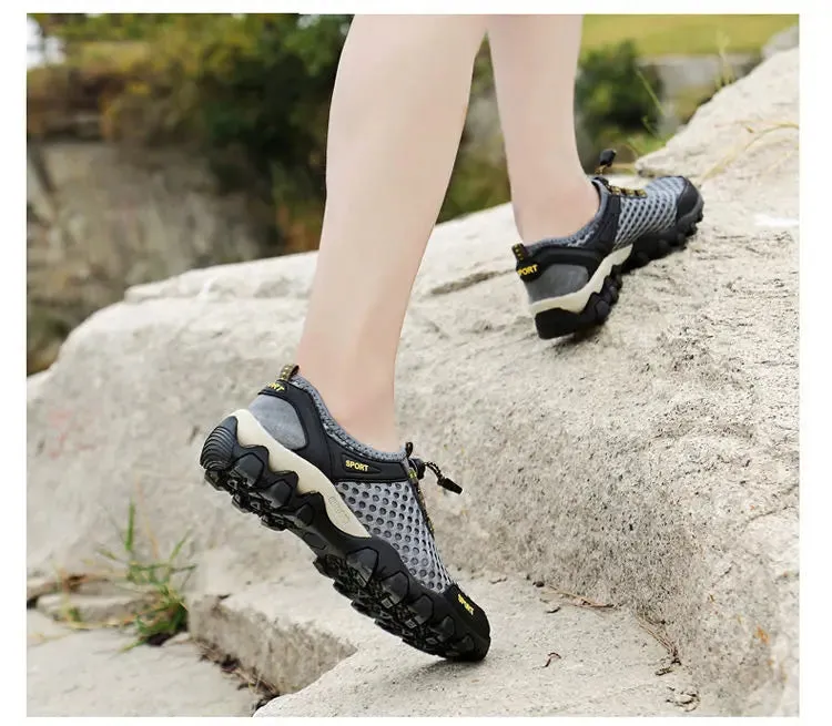 Multifunctional Casual Running Shoes – Lightweight and Fashionable Sports Shoes, Summer New Breathable and Comfortable Hiking Shoes for Men