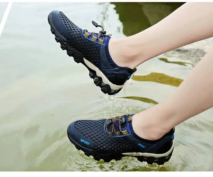 Multifunctional Casual Running Shoes – Lightweight and Fashionable Sports Shoes, Summer New Breathable and Comfortable Hiking Shoes for Men