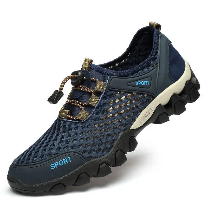 Multifunctional Casual Running Shoes – Lightweight and Fashionable Sports Shoes, Summer New Breathable and Comfortable Hiking Shoes for Men