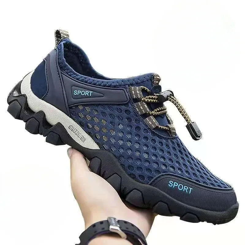 Multifunctional Casual Running Shoes – Lightweight and Fashionable Sports Shoes, Summer New Breathable and Comfortable Hiking Shoes for Men