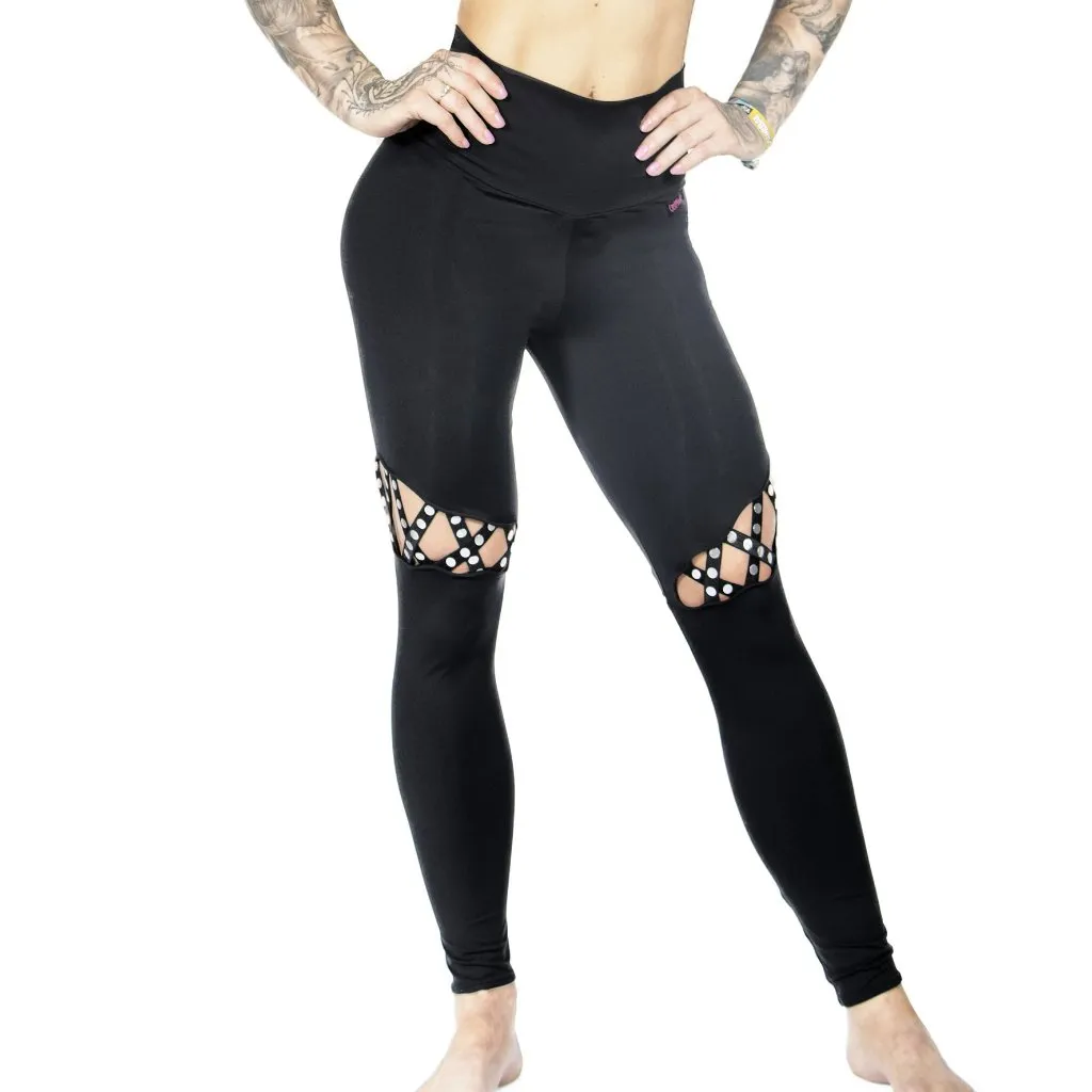 Mystique High Waist Leggings - Yellow