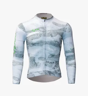 NatureCAMO / Men's LS Training Jersey - Sketch White