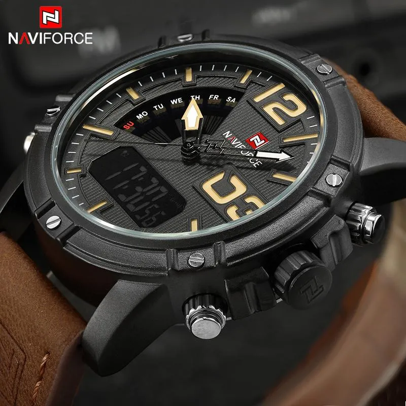 NAVIFORCE Quartz Digital LED Sports Wrist Watch