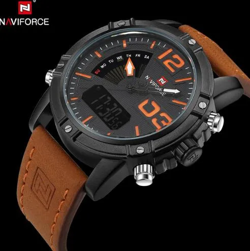 NAVIFORCE Quartz Digital LED Sports Wrist Watch