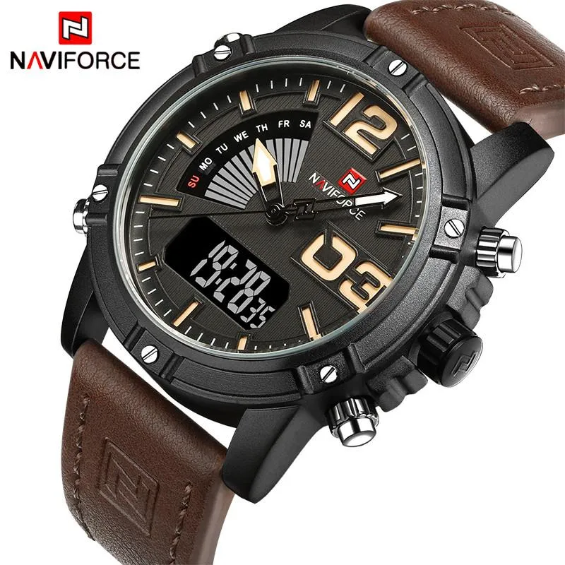 NAVIFORCE Quartz Digital LED Sports Wrist Watch