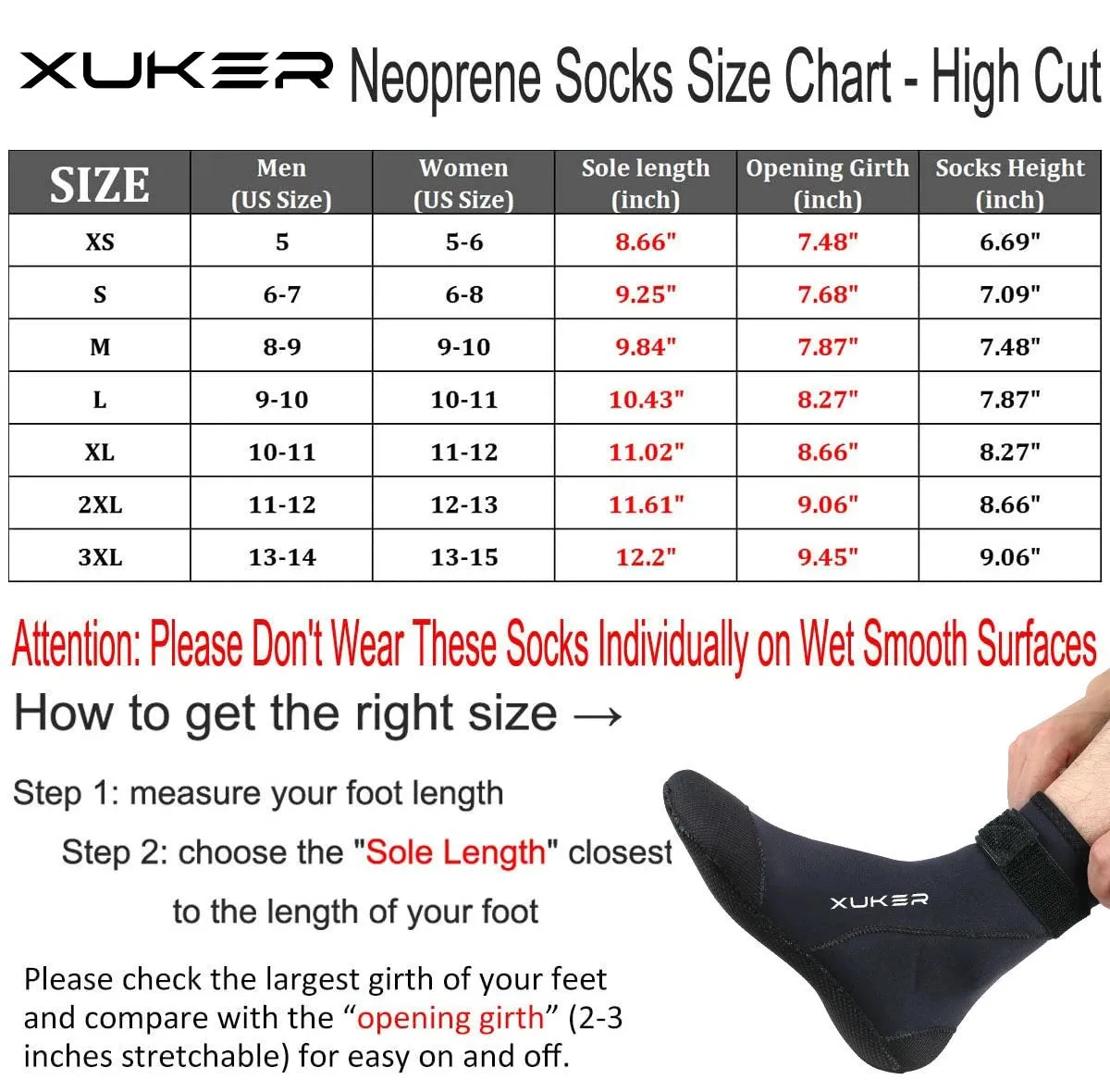 Neoprene Socks