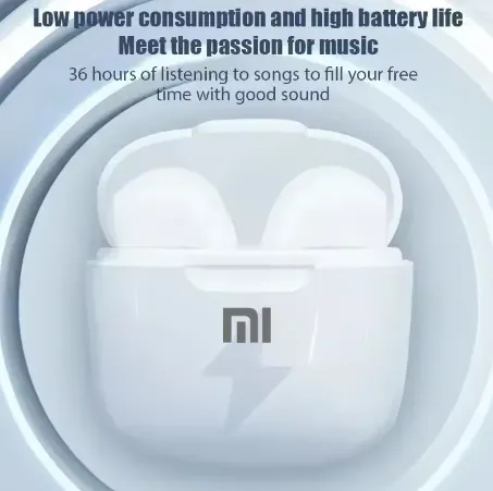 NEW XIAOMI Mini Bluetooth 5.3 Earphones TWS Touch Control Wireless Headphones Sports Waterproof Gaming Headset, White
