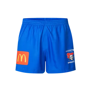 Newcastle Knights Mens 2025 Performance Gym Shorts