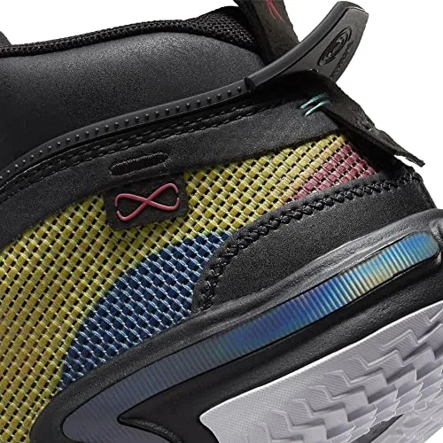 Nike Boy's Jordan AJ XXXVI Basketball Shoes 004, Black/Rush Pink/Washed Teal, 5 Big Kid US
