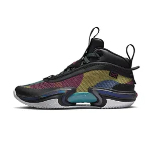 Nike Boy's Jordan AJ XXXVI Basketball Shoes 004, Black/Rush Pink/Washed Teal, 5 Big Kid US