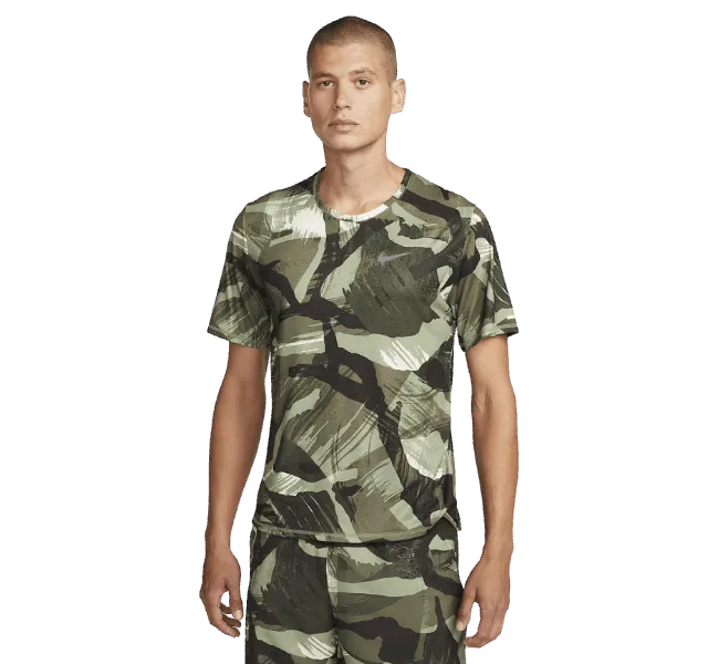 Nike Dri-FIT Miler 2.0 T-Shirt - Green Camo