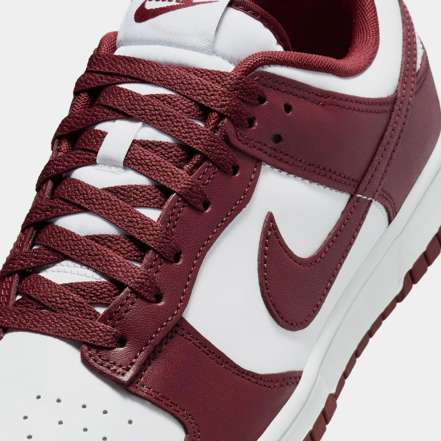 Nike Dunk Low White Redwood Gym Red DV0833-115 Sneaker Shoe Trainer