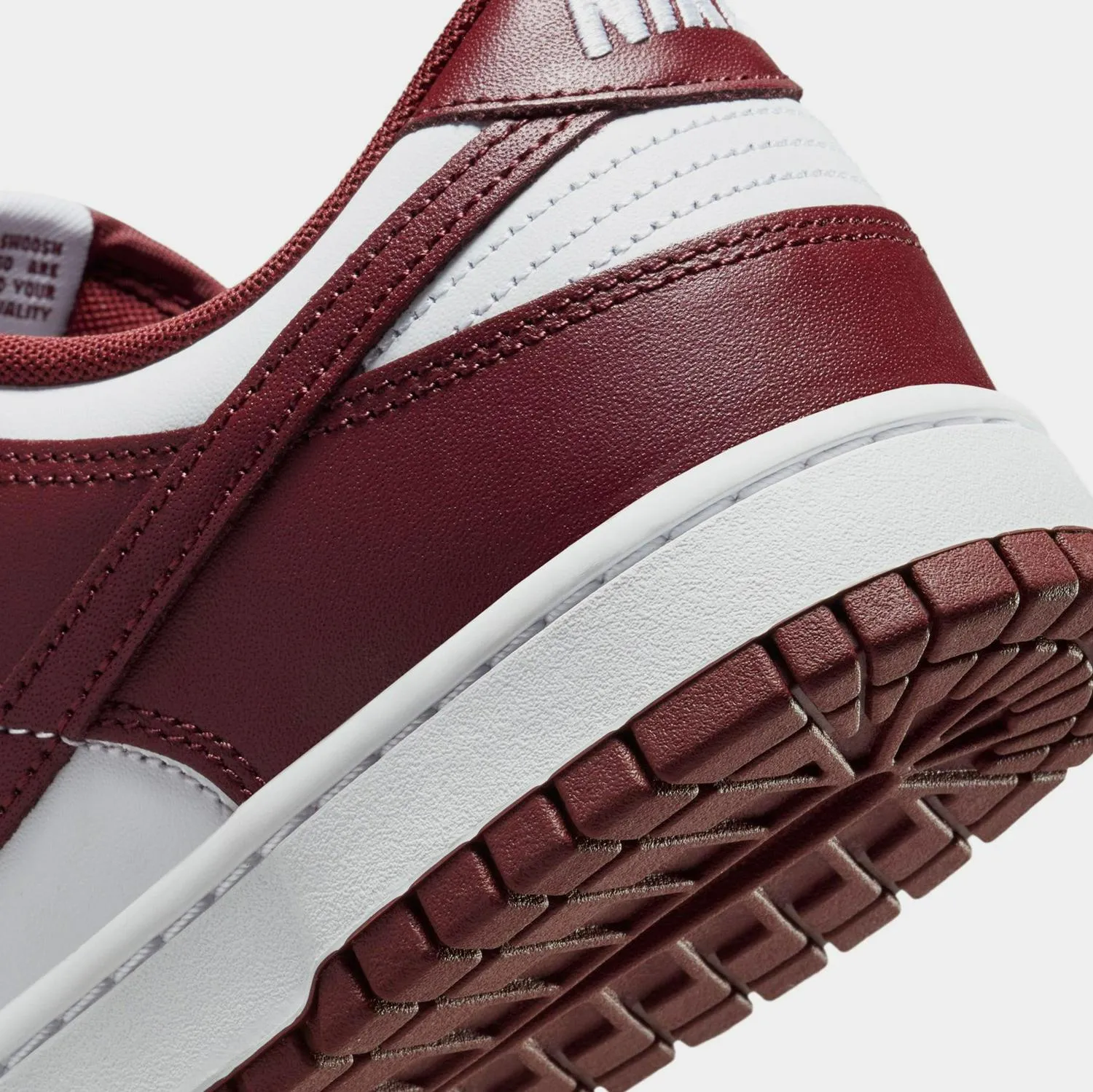 Nike Dunk Low White Redwood Gym Red DV0833-115 Sneaker Shoe Trainer
