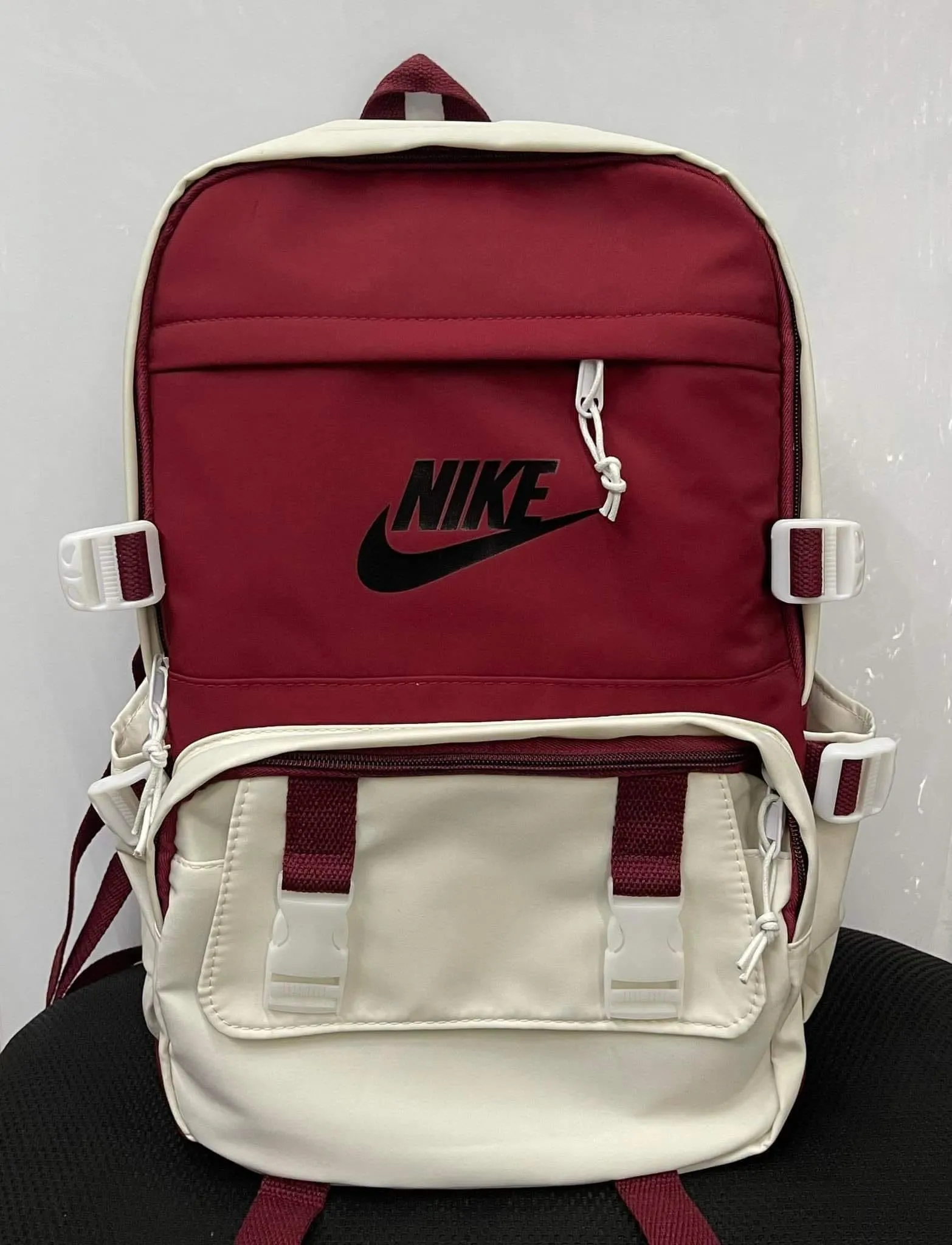 Nike Fashion Style Backpack Korean Design Red