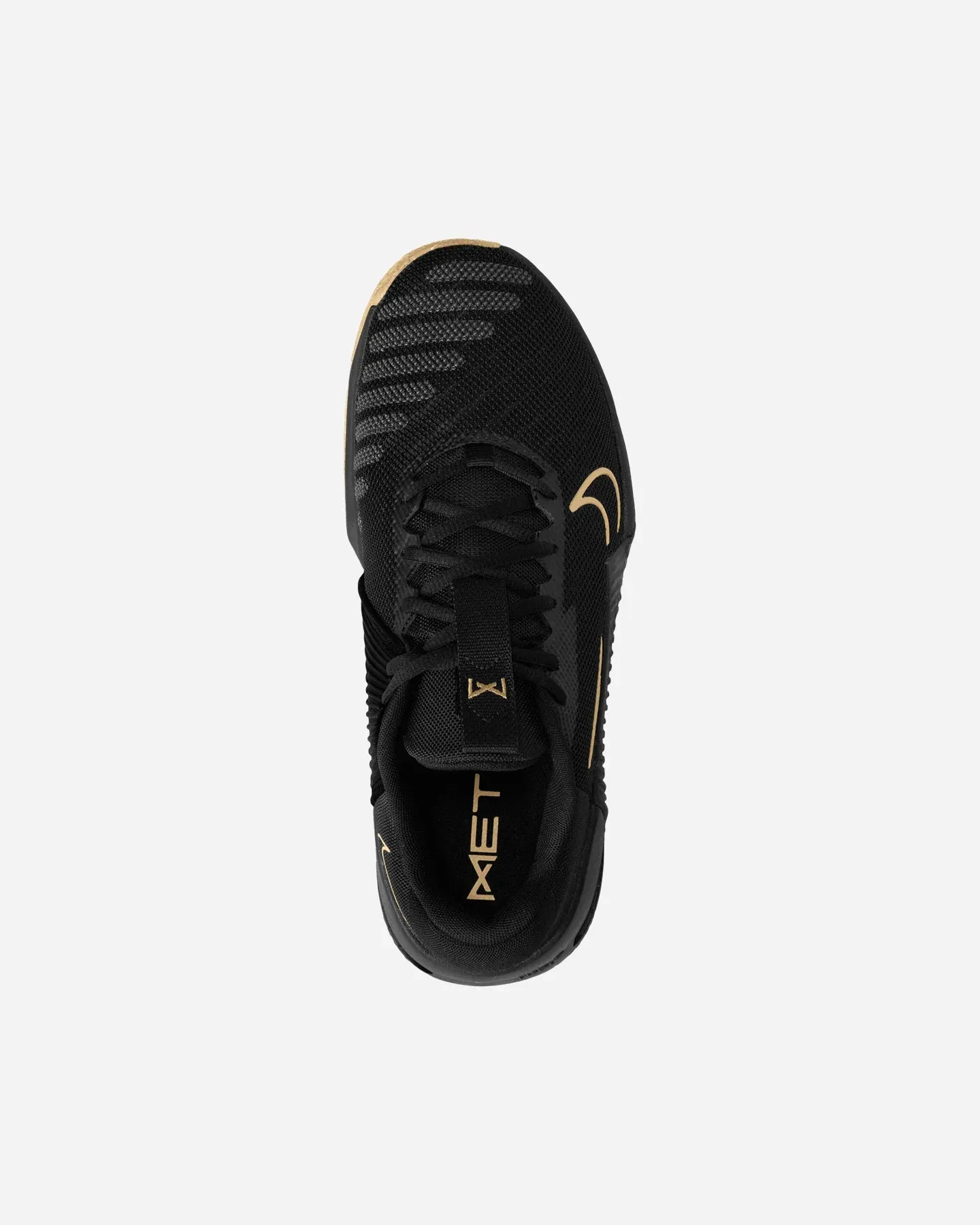 NIKE METCON 9 SCARPE CROSSFIT FUNCTIONAL TRAINING NERA GOLD ORO