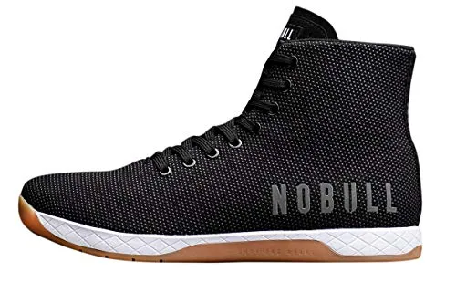 NOBULL Men's High-Top Black White Gum Trainer 13 US