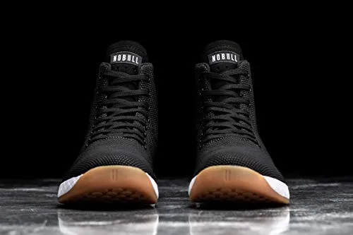 NOBULL Men's High-Top Black White Gum Trainer 13 US