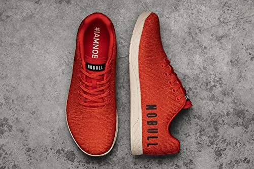 NOBULL Men's Red Heather Trainer 9 US