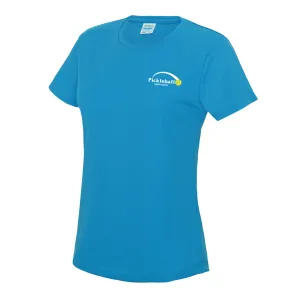 North Herts Pickleball Female T-Shirt, Sapphire Blue
