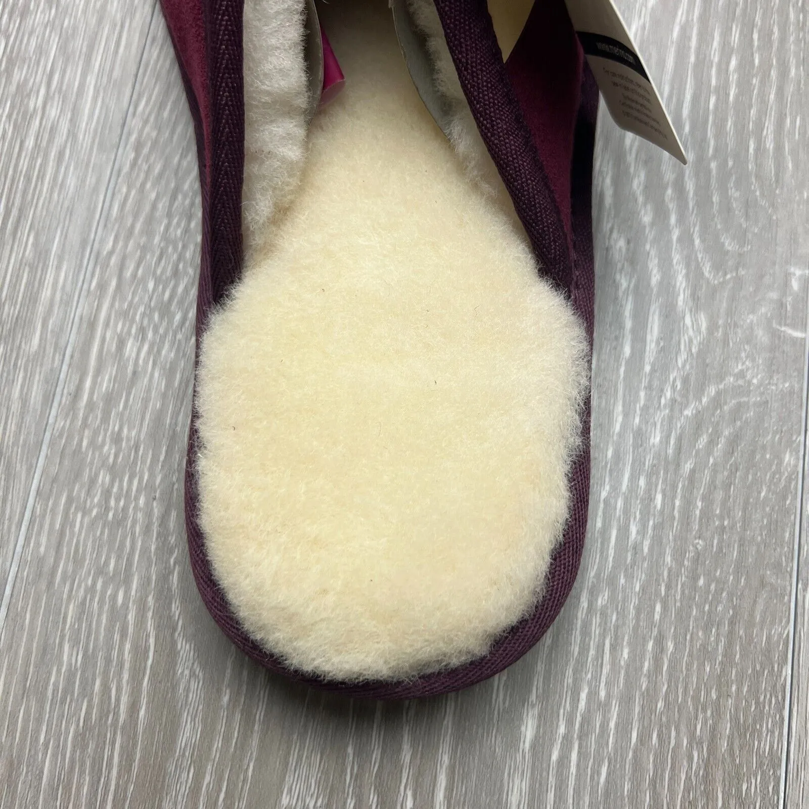 NRL Queensland Maroons Origin Merino Wool Slippers Size US W 7.5 / M 6.5