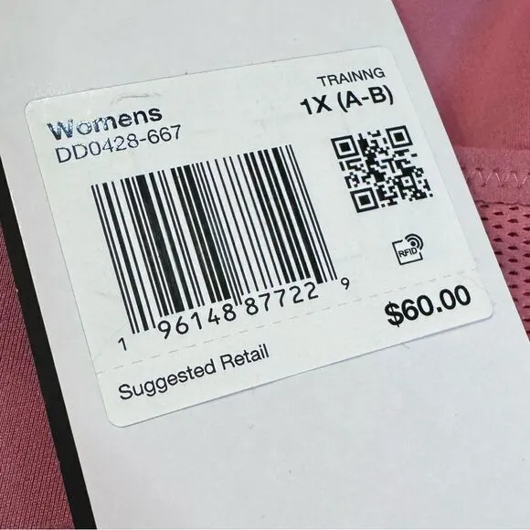 NWT Nike Training Sports Bra 1X (A-B)