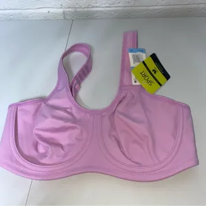 NWT WACOAL Simone Underwire Sports Bra Maximum Support Pastel Pink 36C Lavender