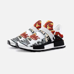 Old steel rules car Unisex Lightweight Custom shoes