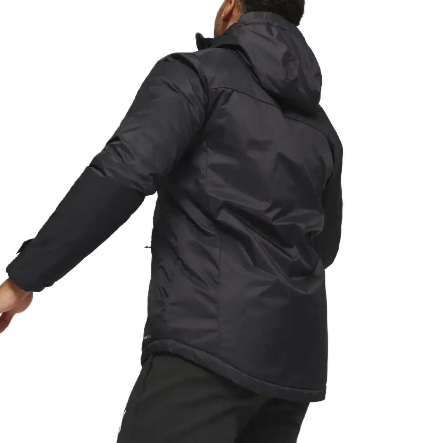 Olympique Marseille black padded bench jacket 2023/24 - Puma