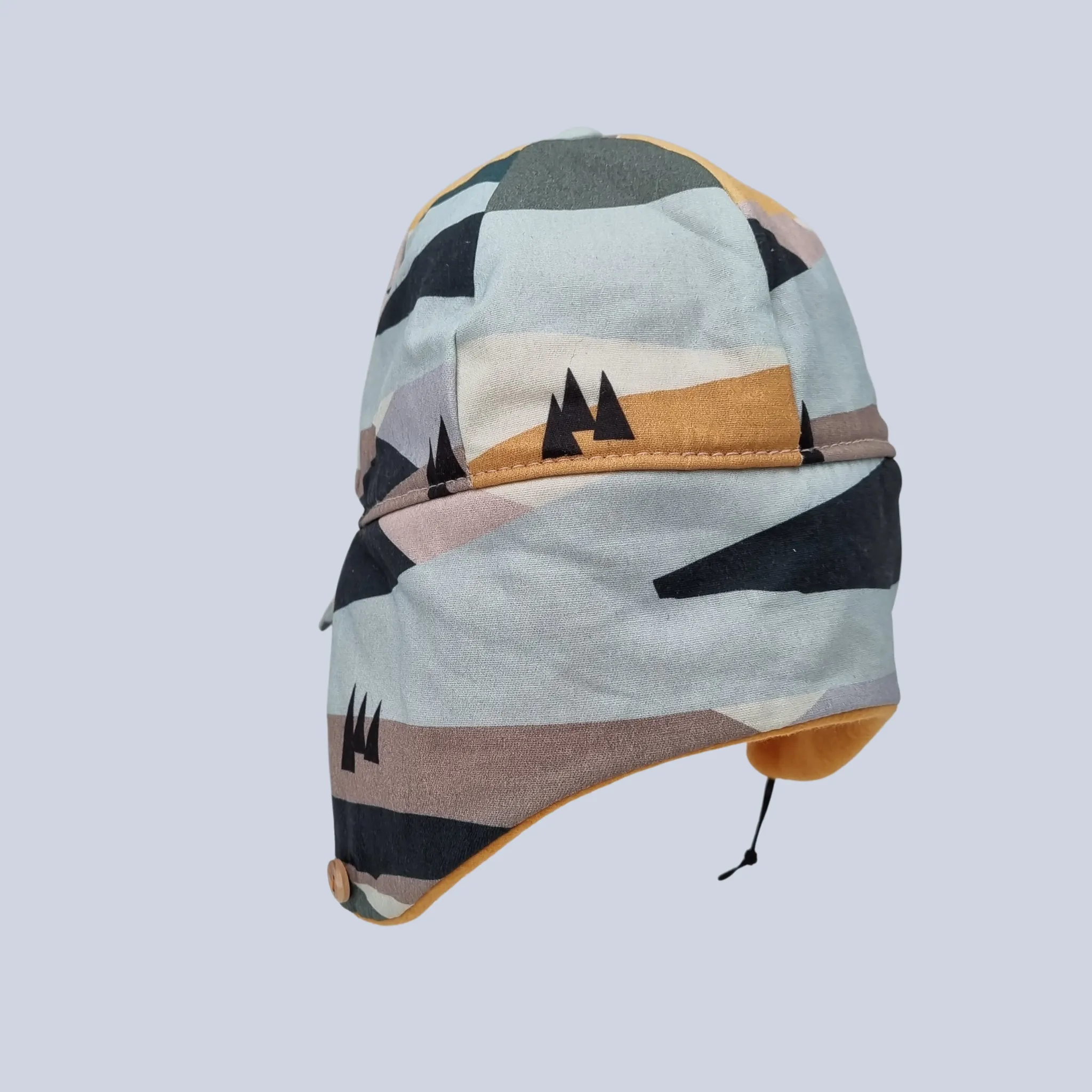 Organic Waterproof Earflap Baseball Hat Highland