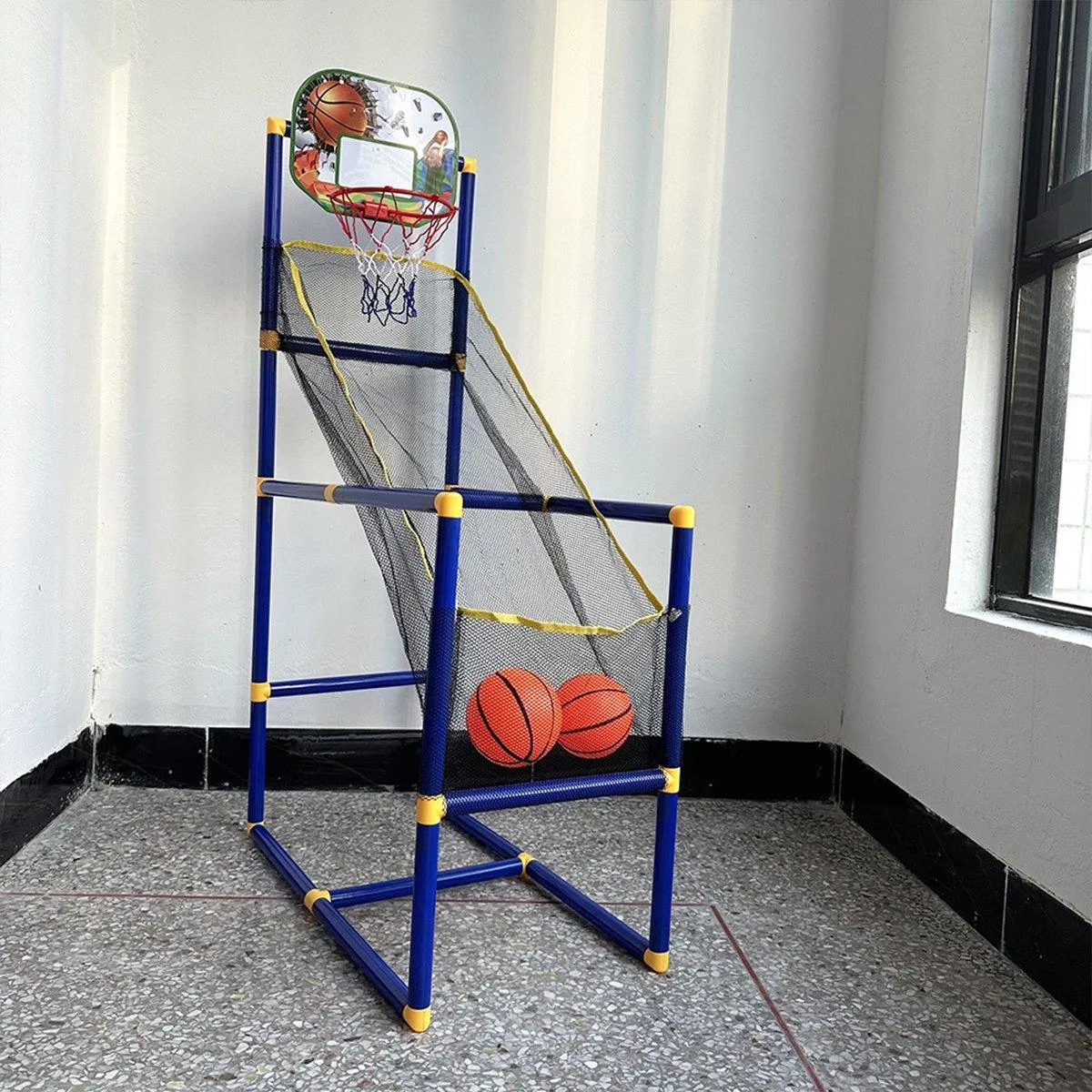 Portable Indoor Basketball Hoop Removable Shooting Machine Sports Toys for Kids