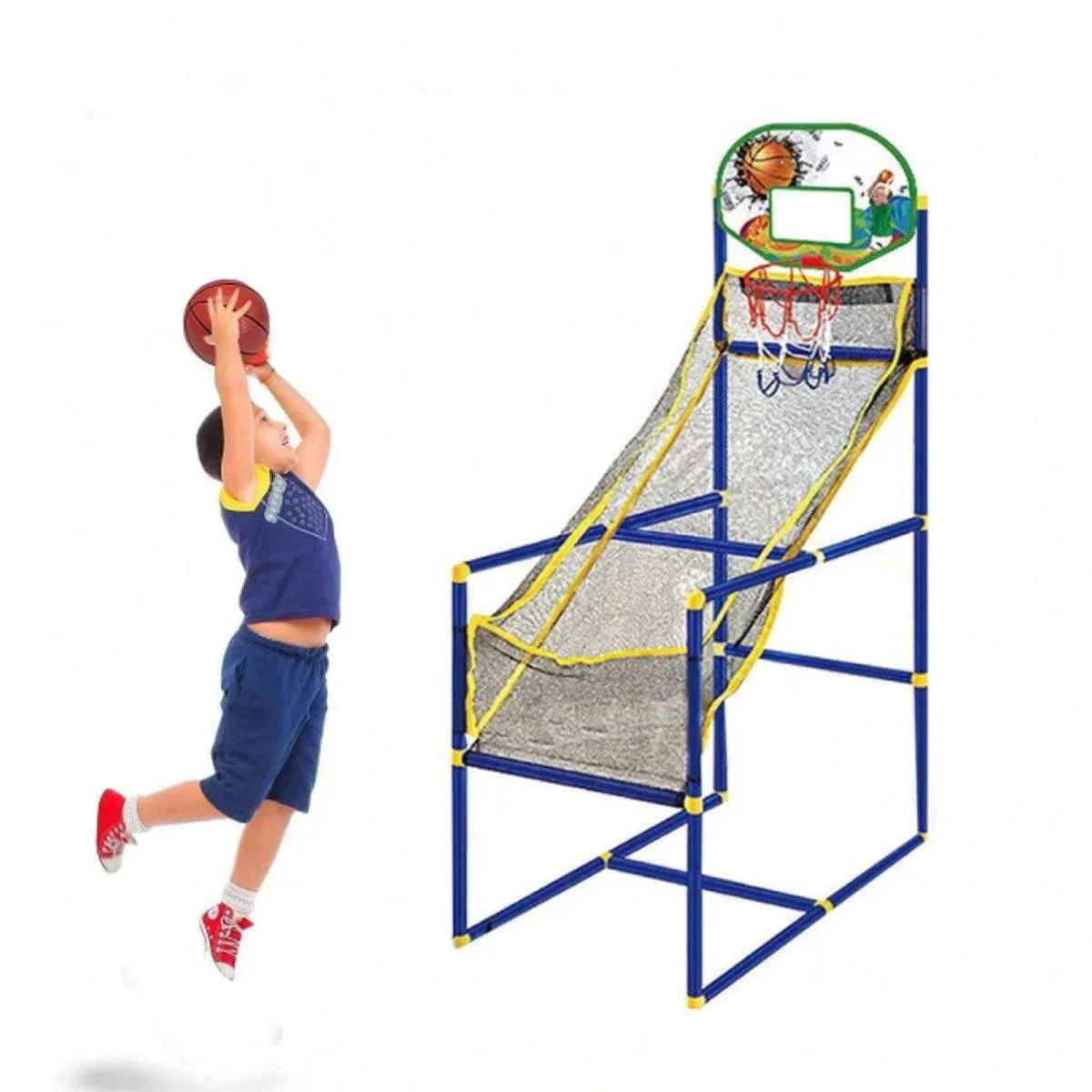 Portable Indoor Basketball Hoop Removable Shooting Machine Sports Toys for Kids