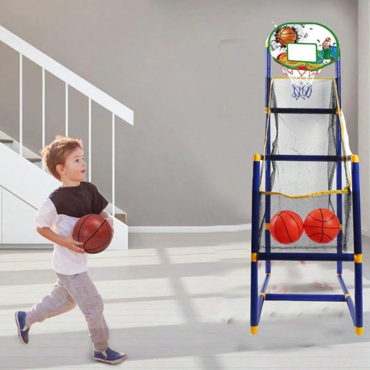 Portable Indoor Basketball Hoop Removable Shooting Machine Sports Toys for Kids