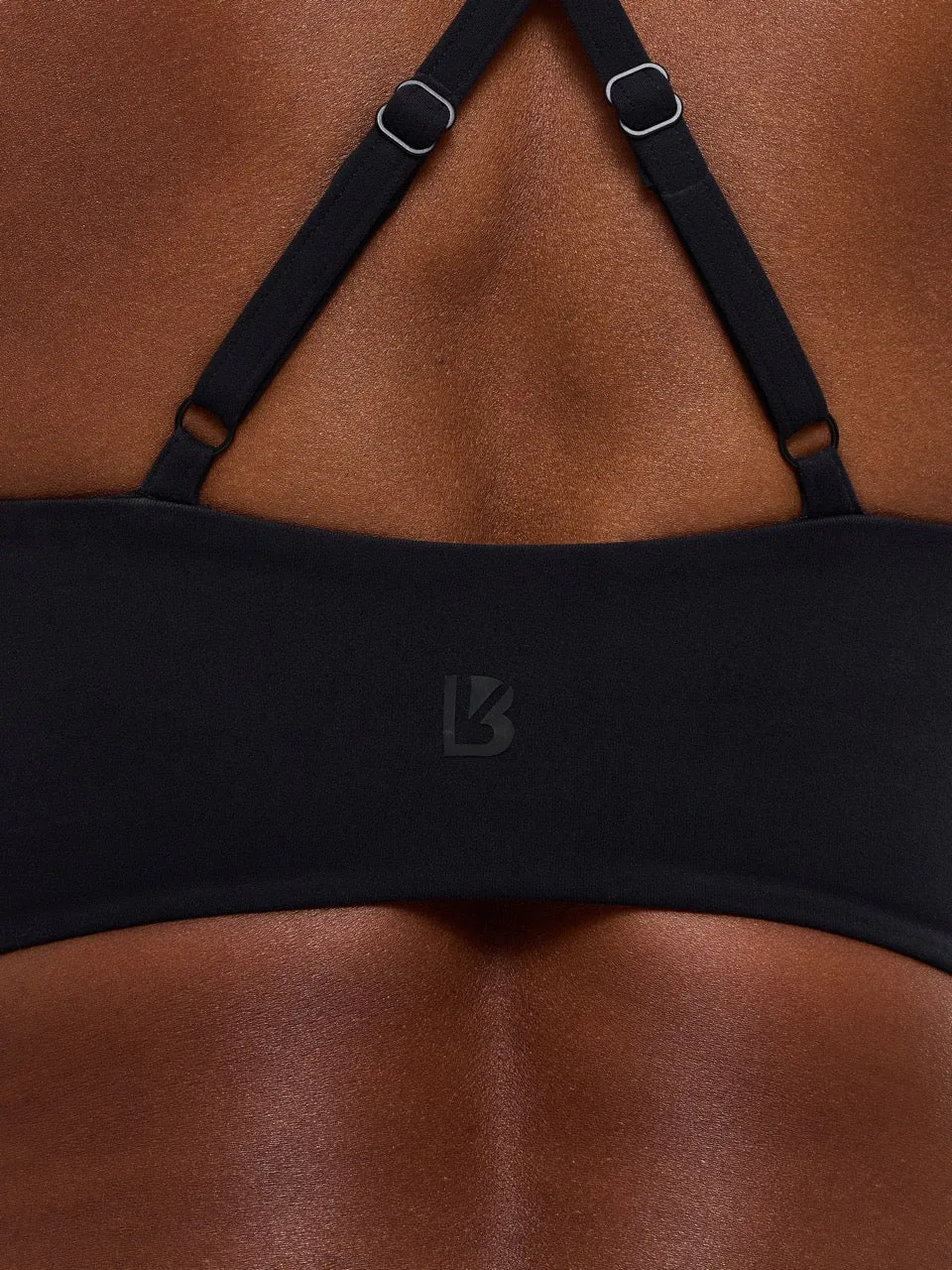 Poshknit Sports Bra - Onyx Black