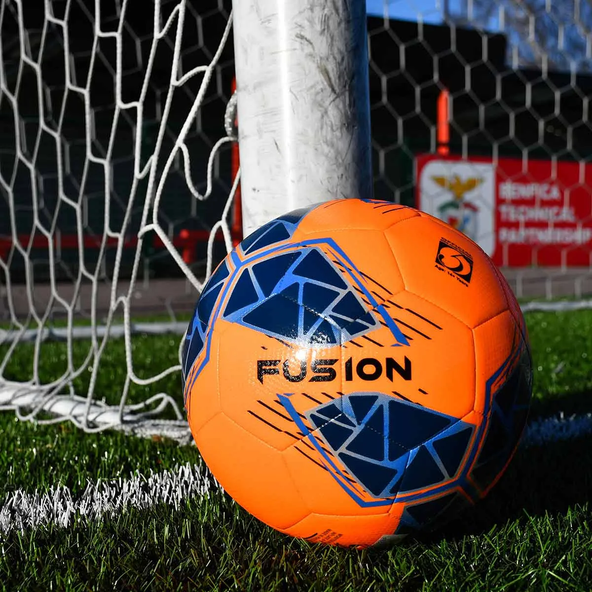 Precision Fusion FIFA Basic Training Football (Orange / Blue) | Size 5