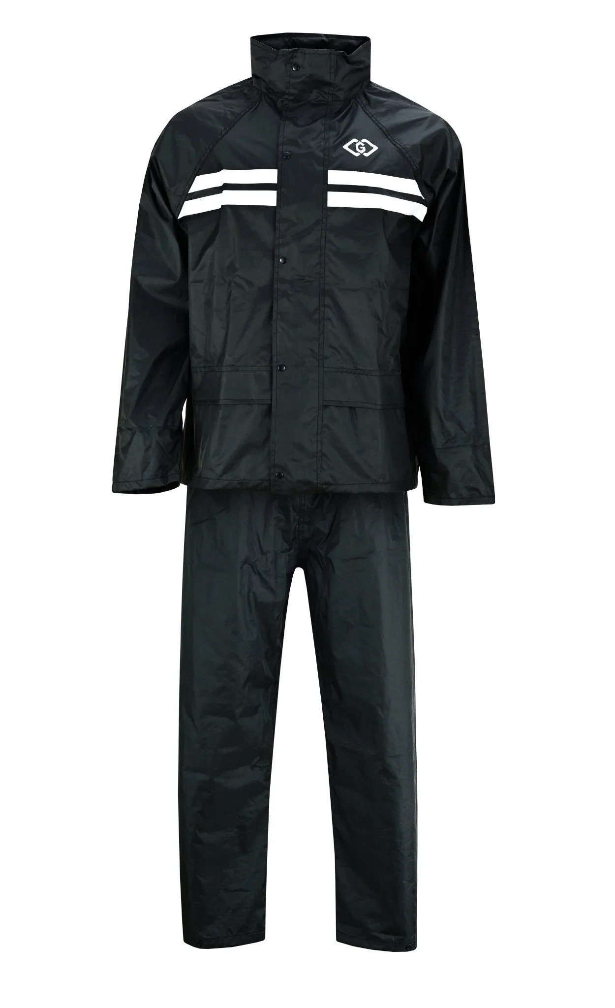 Premium Black Rain Suit – Waterproof Protection for Outdoor Adventures