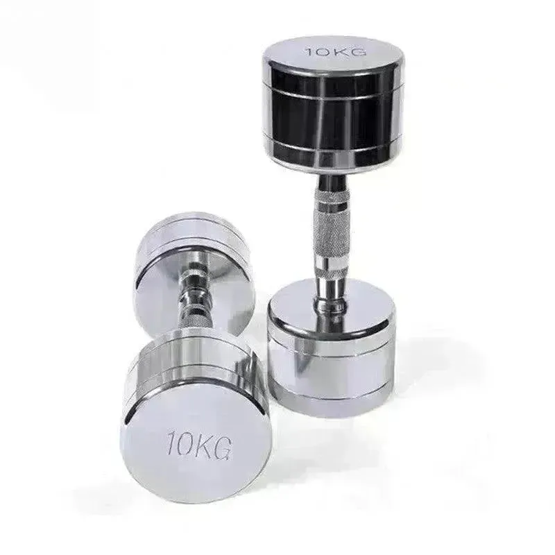 Pure Steel Home Fitness Electroplating Dumbbell Gym Equipment