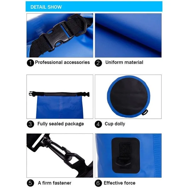 PVC 5L/10L/20L/30L Outdoor Waterproof Bag