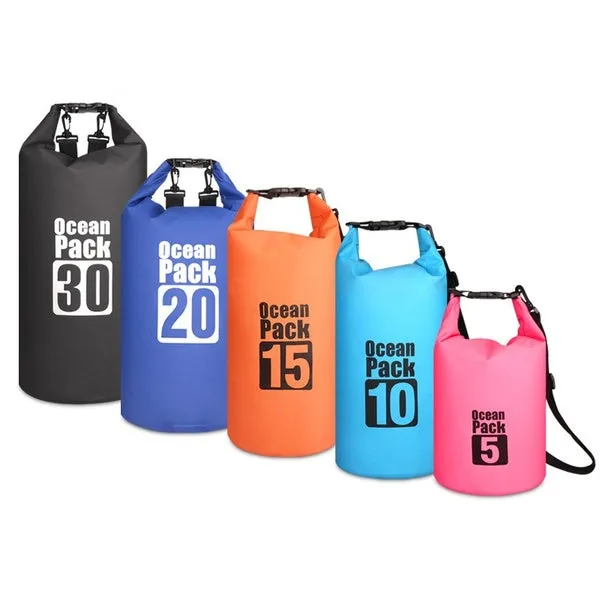 PVC 5L/10L/20L/30L Outdoor Waterproof Bag
