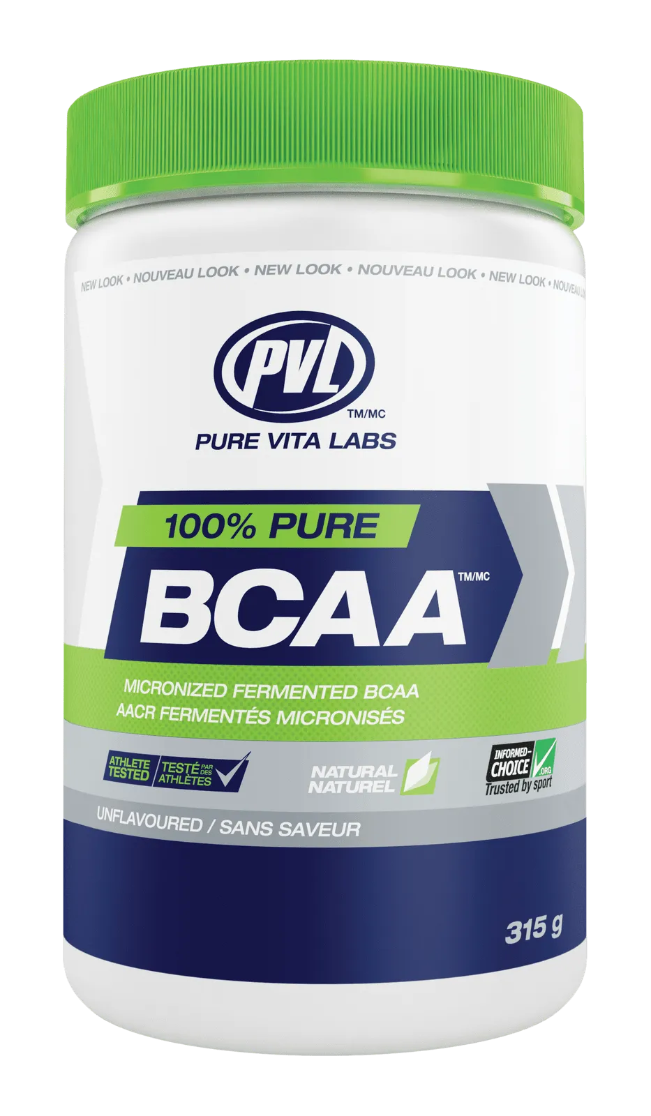 PVL Essentials 100% Pure BCAA - Unflavoured (315 g)