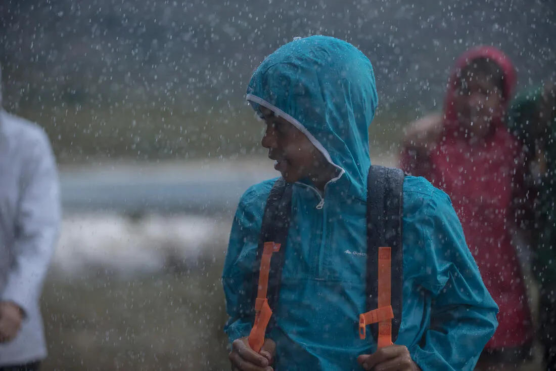 Raincut Waterproof Children’s Hiking Jacket - Blue