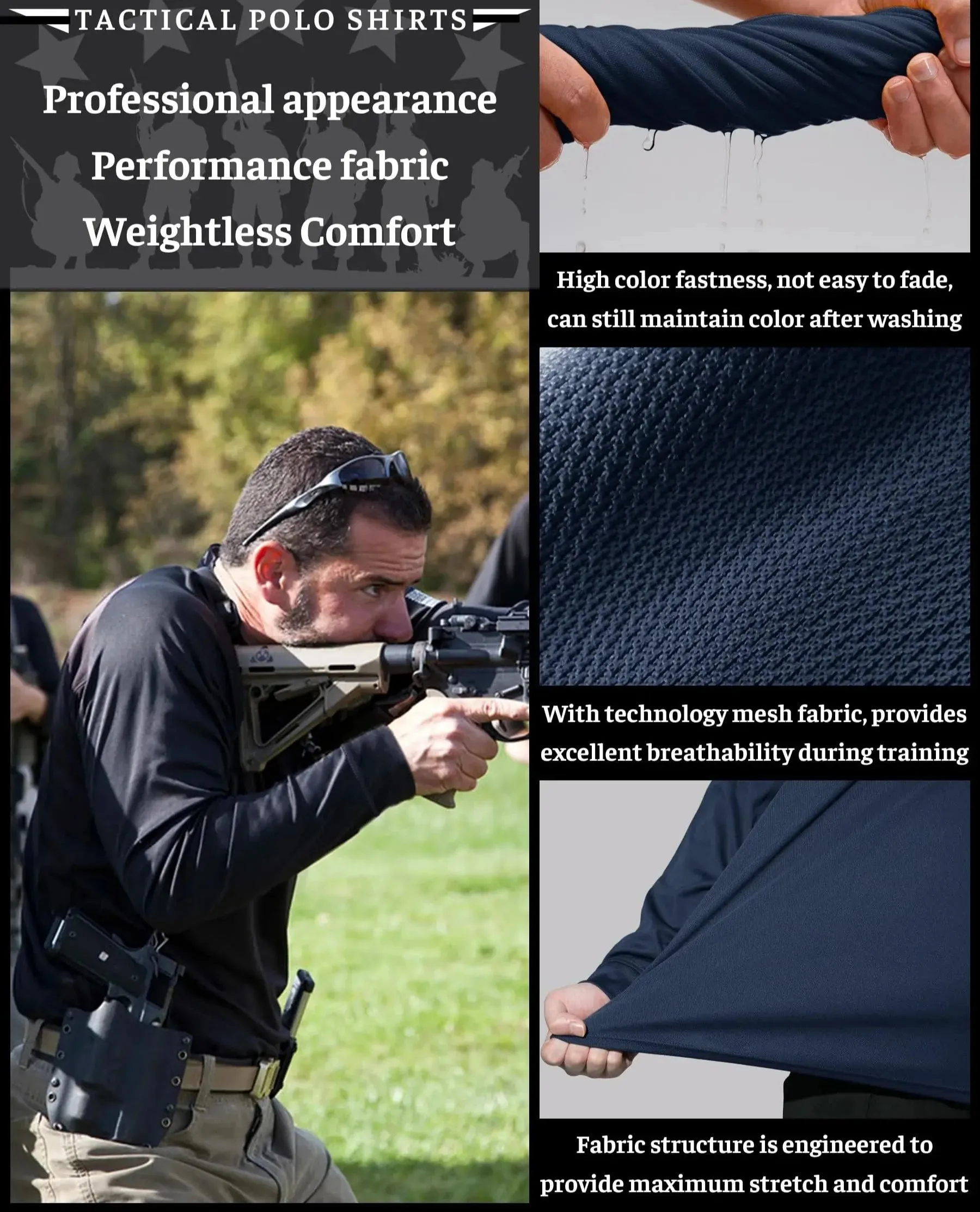 Rapid Dry Hiking Shirts