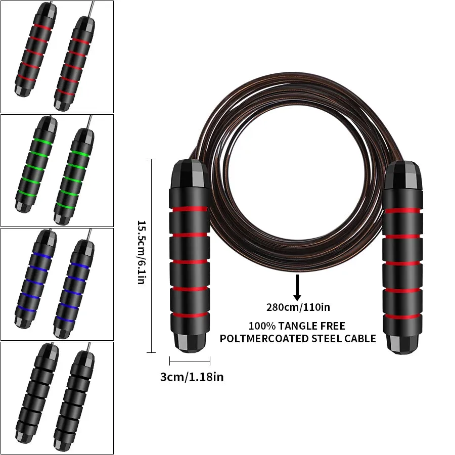 Rapid Speed Adjustable Steel Wire Jump Rope