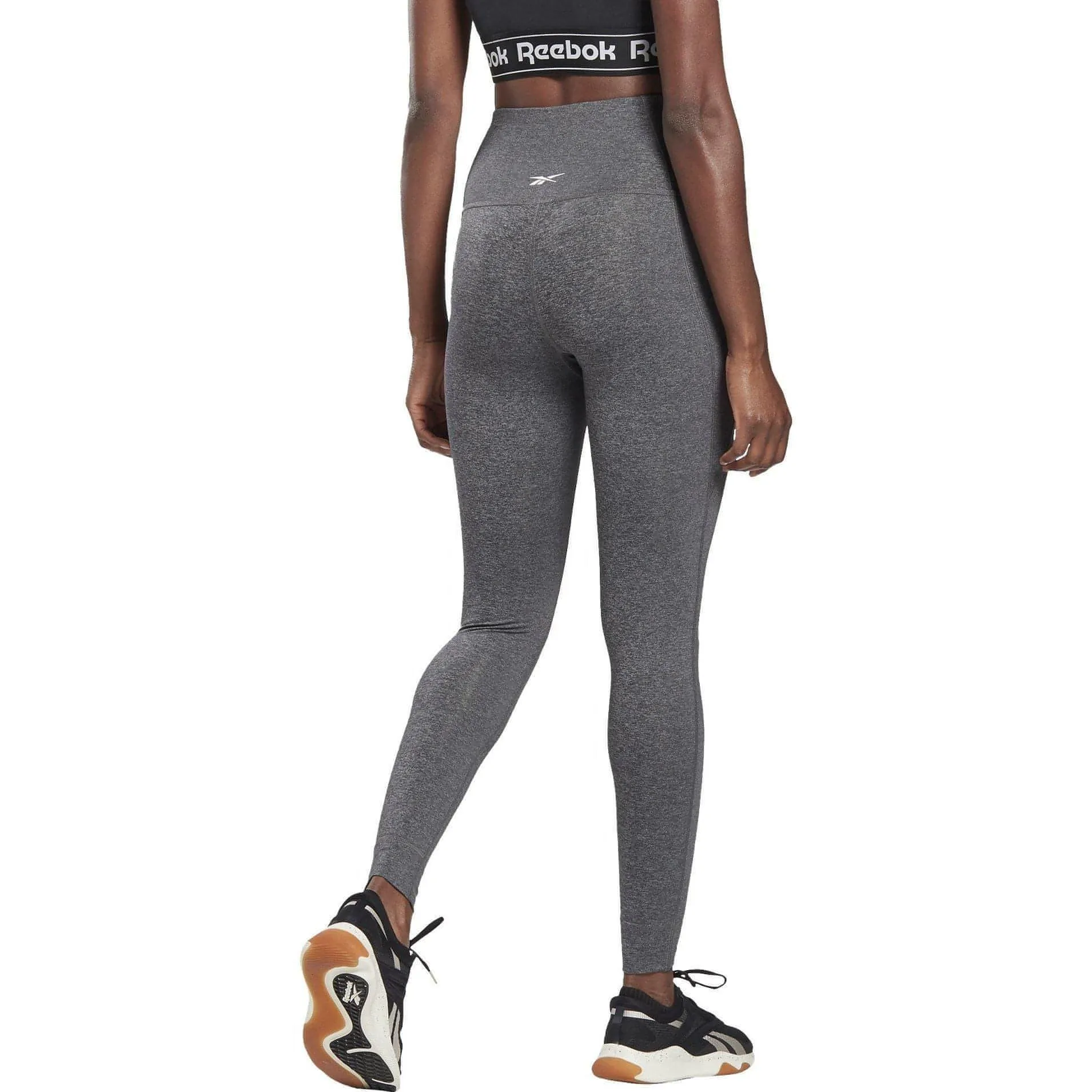 Reebok Lux 2.0 High Rise Womens Long Training Tights - Grey